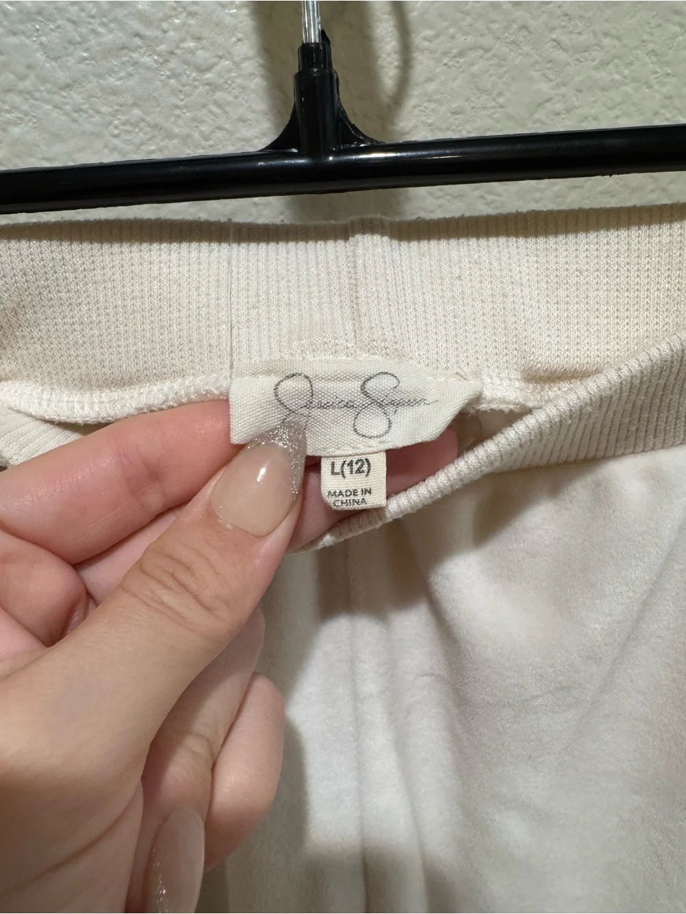 Jessica Simpson Girls White Velour Tracksuit